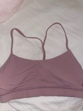 lululemon athletica Dusty Mauve Strappy Light Support Bralette